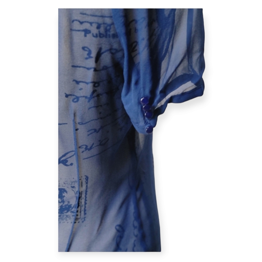 Vintage VENUS Keyhole Ruffle Top - Picture 7 of 10